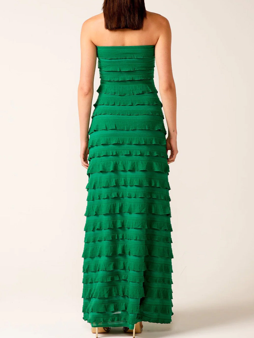 SACHA DRAKE MADDISON MAXI RUFFLE DRESS
