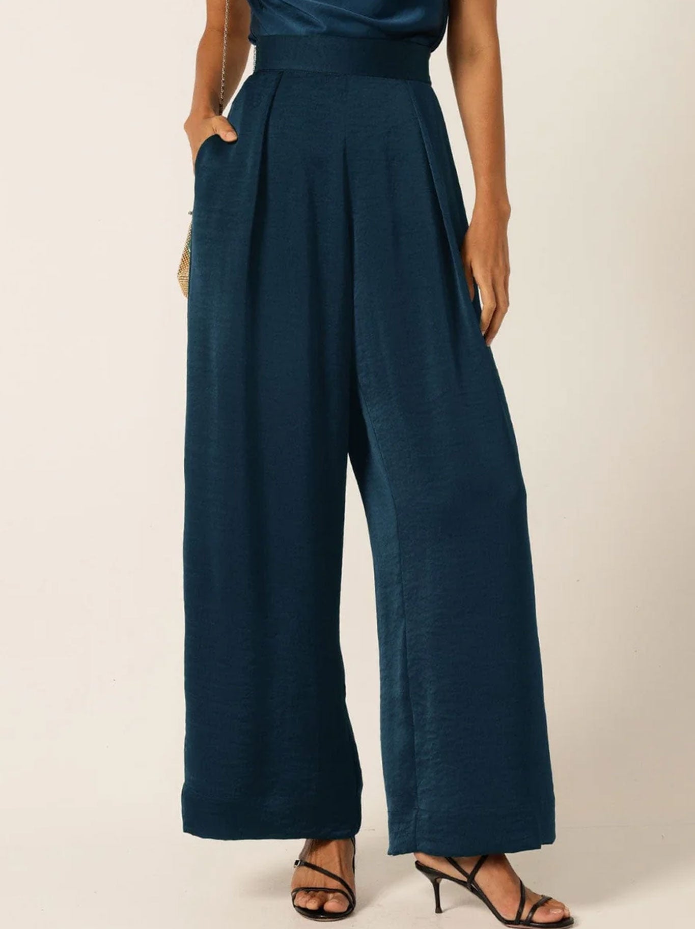 SACHA DRAKE PLEATED TROUSER