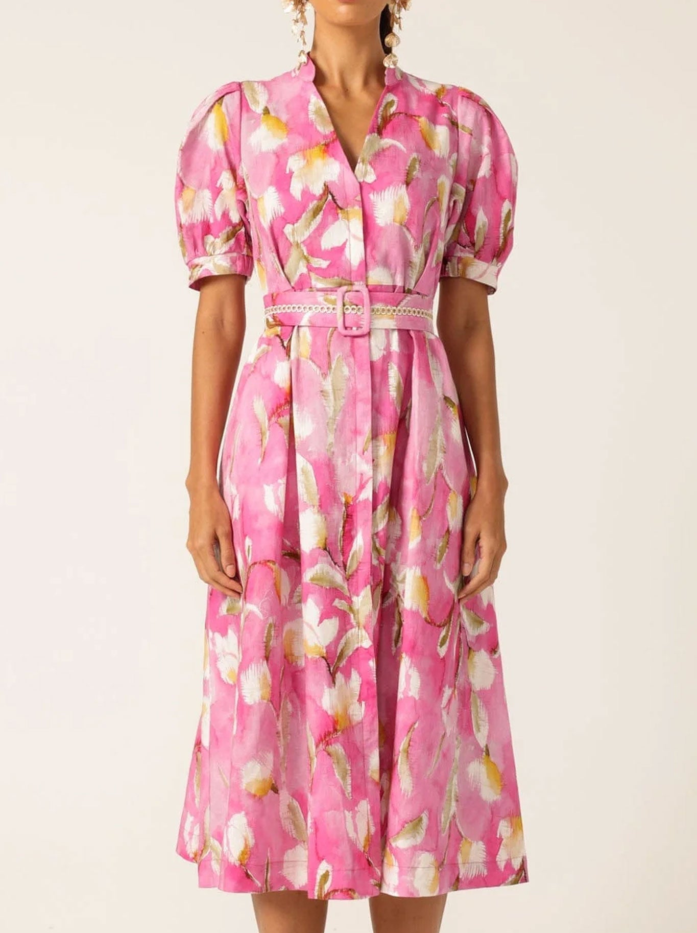 SACHA DRAKE POSY SHIRTMAKER DRESS