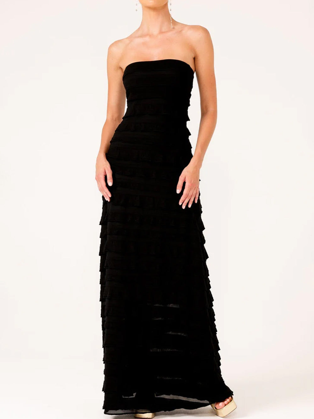 SACHA DRAKE MADDISON MAXI RUFFLE DRESS – Yeltuor