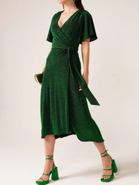 SACHA DRAKE STARGAZE WRAP DRESS