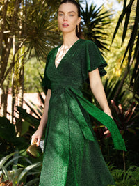 SACHA DRAKE STARGAZE WRAP DRESS