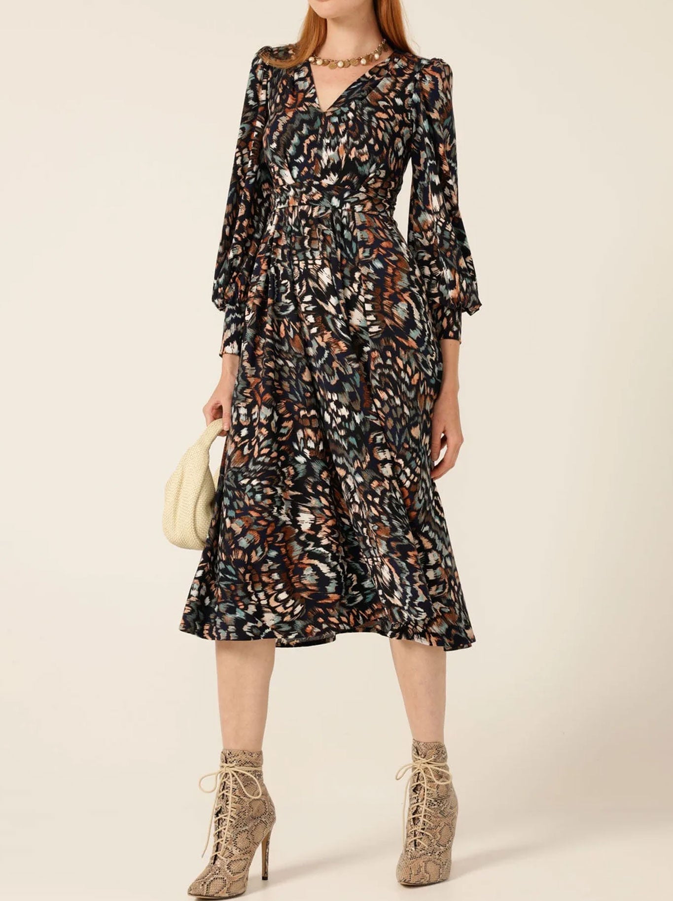 SACHA DRAKE YVONNE MIDI DRESS