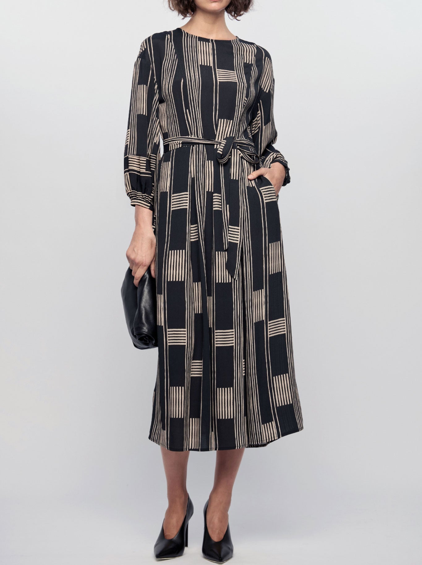 STAPLE THE LABEL MARINA MIDI DRESS