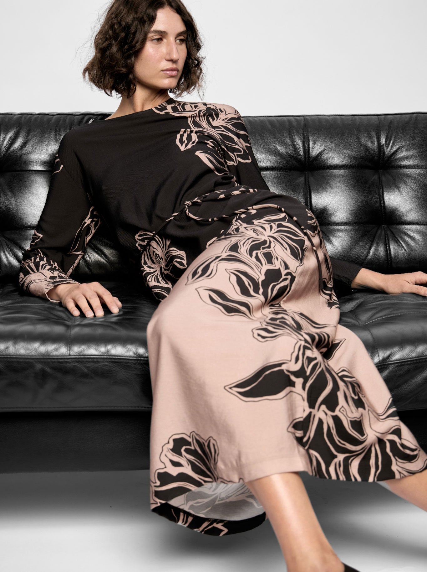 STAPLE THE LABEL MIRA MIDI DRESS