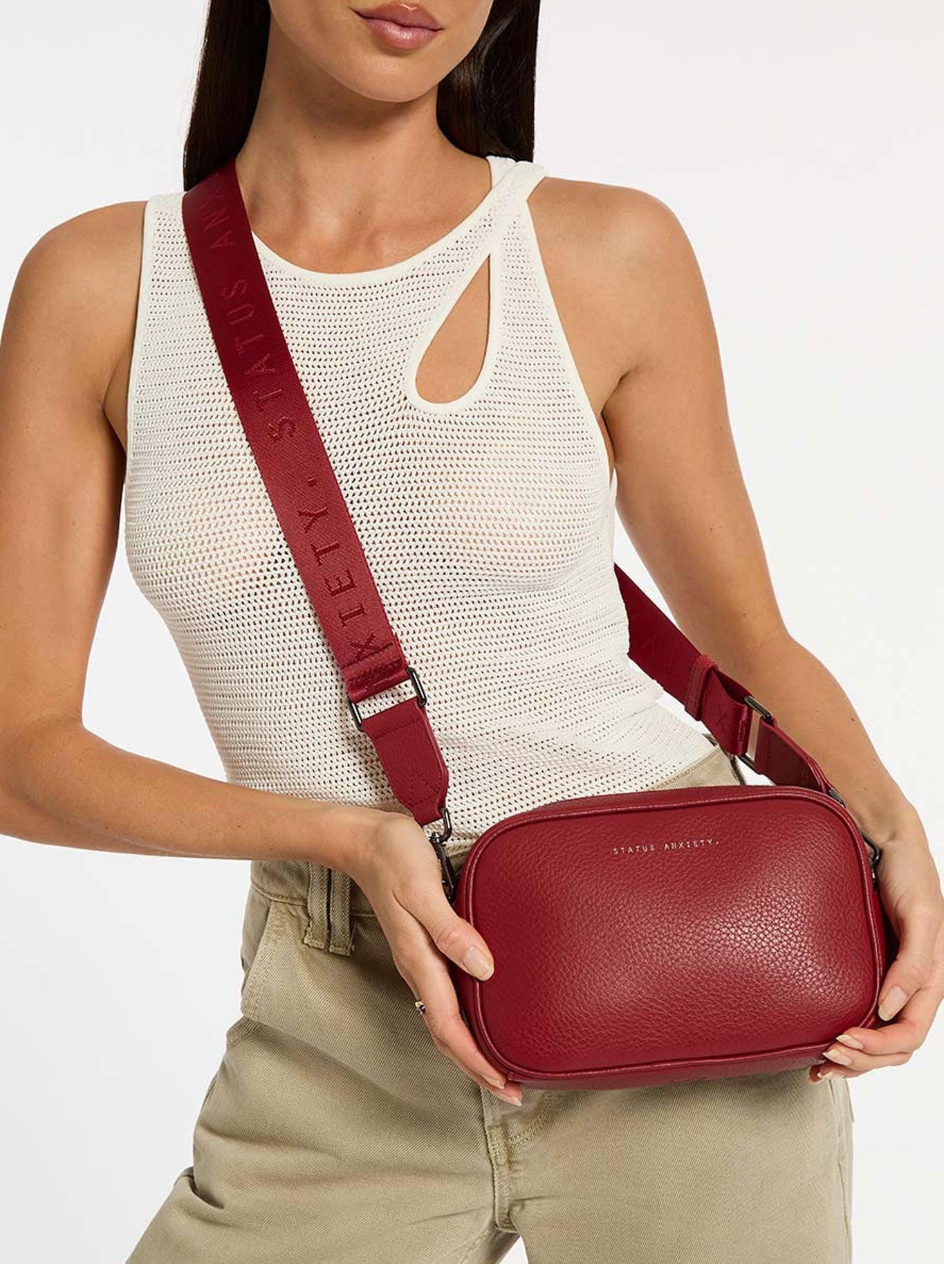 STATUS ANXIETY PLUNDER BAG WITH WEBBED STRAP