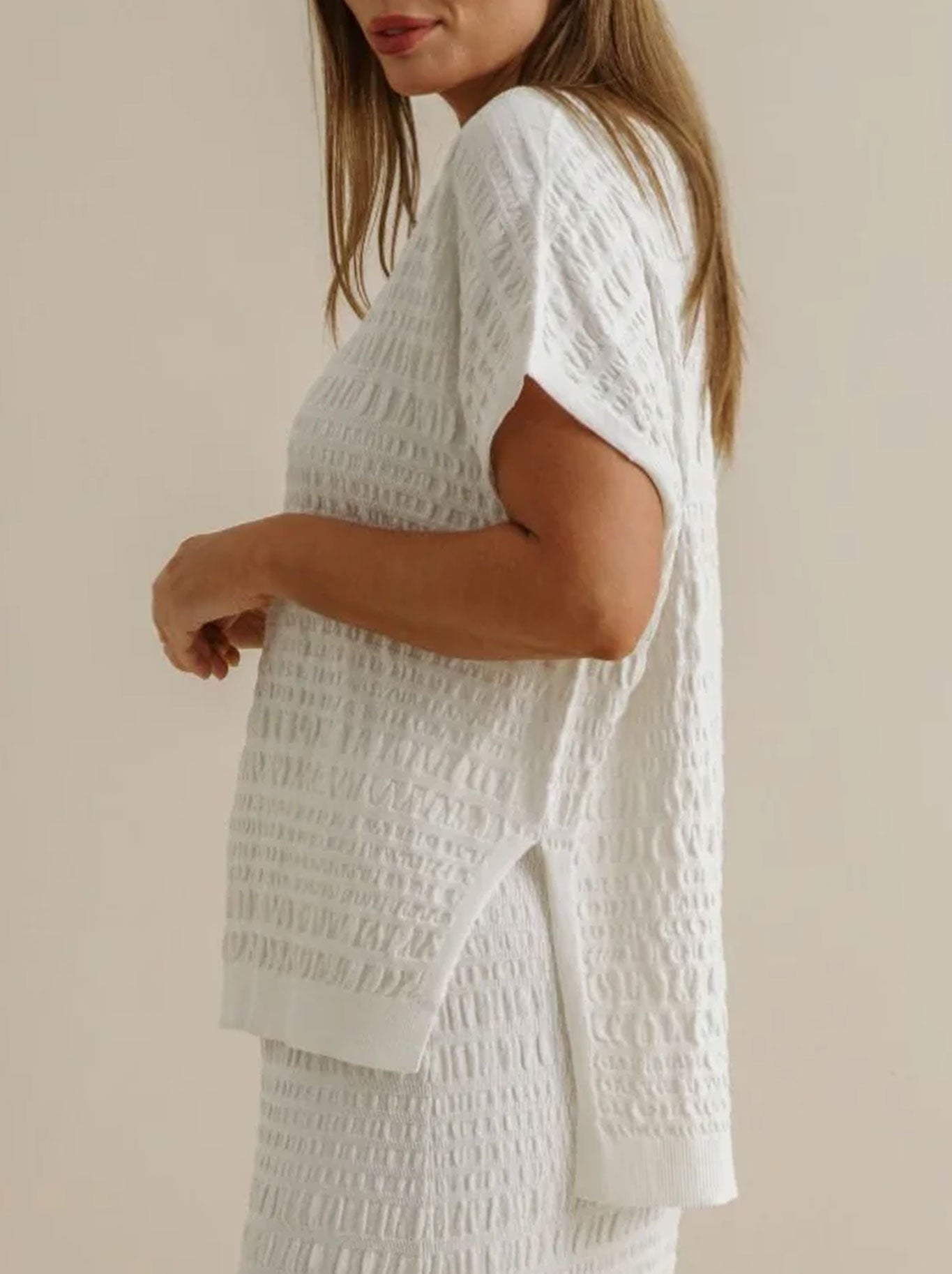 TALAMAYA WAVES PLEAT PULLOVER