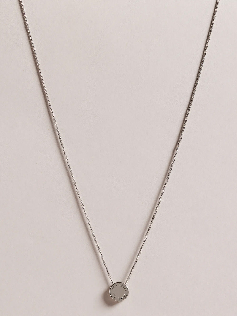 TED BAKER SEBILLE CRYSTAL LOGO PENDANT