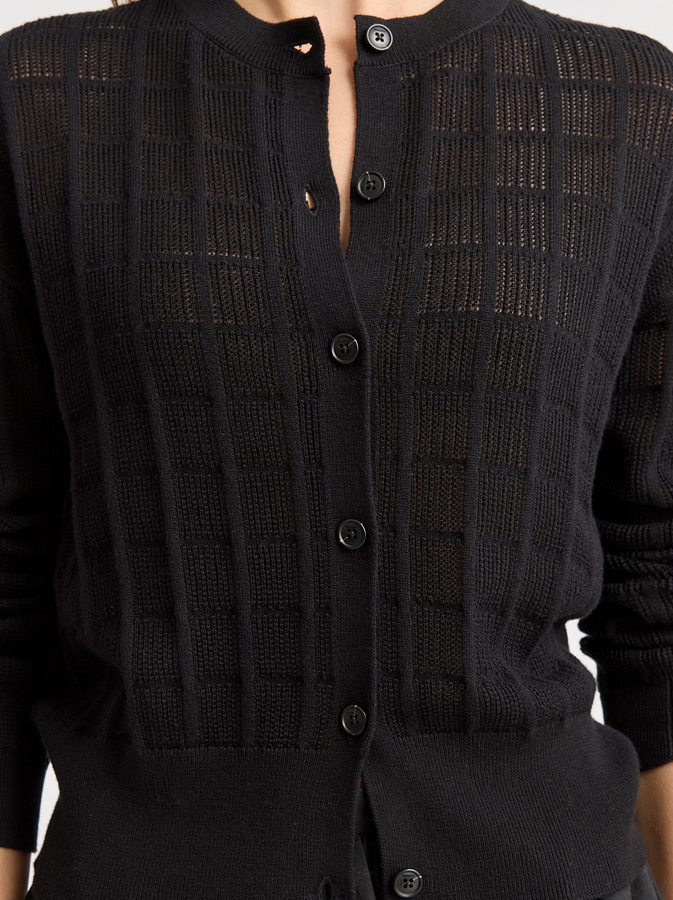 TOORALLIE OPEN STITCH CARDIGAN