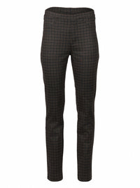 VASSALLI SLIM LEG PRINTED PONTE PANT