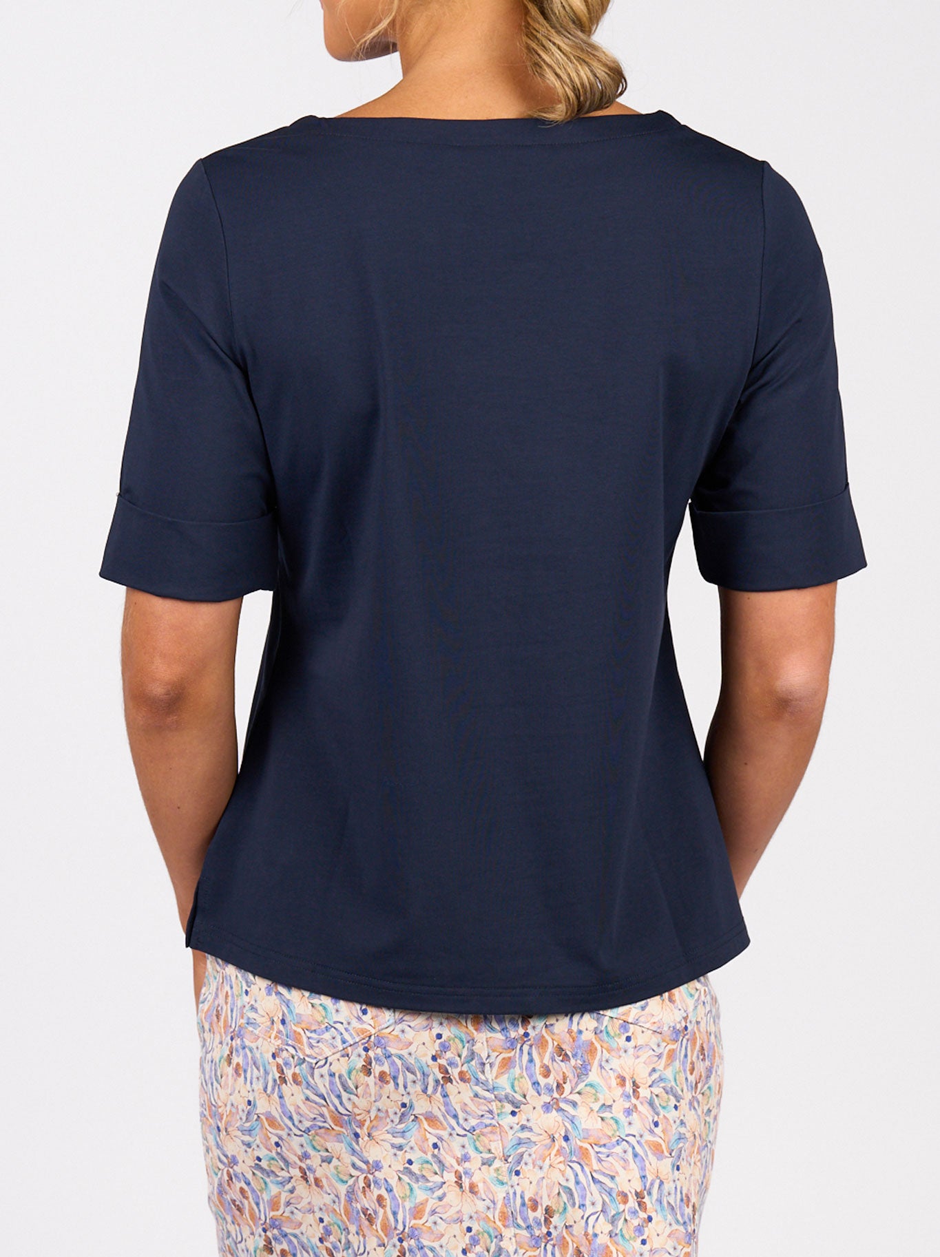 VASSALLI BOAT NECK TEE