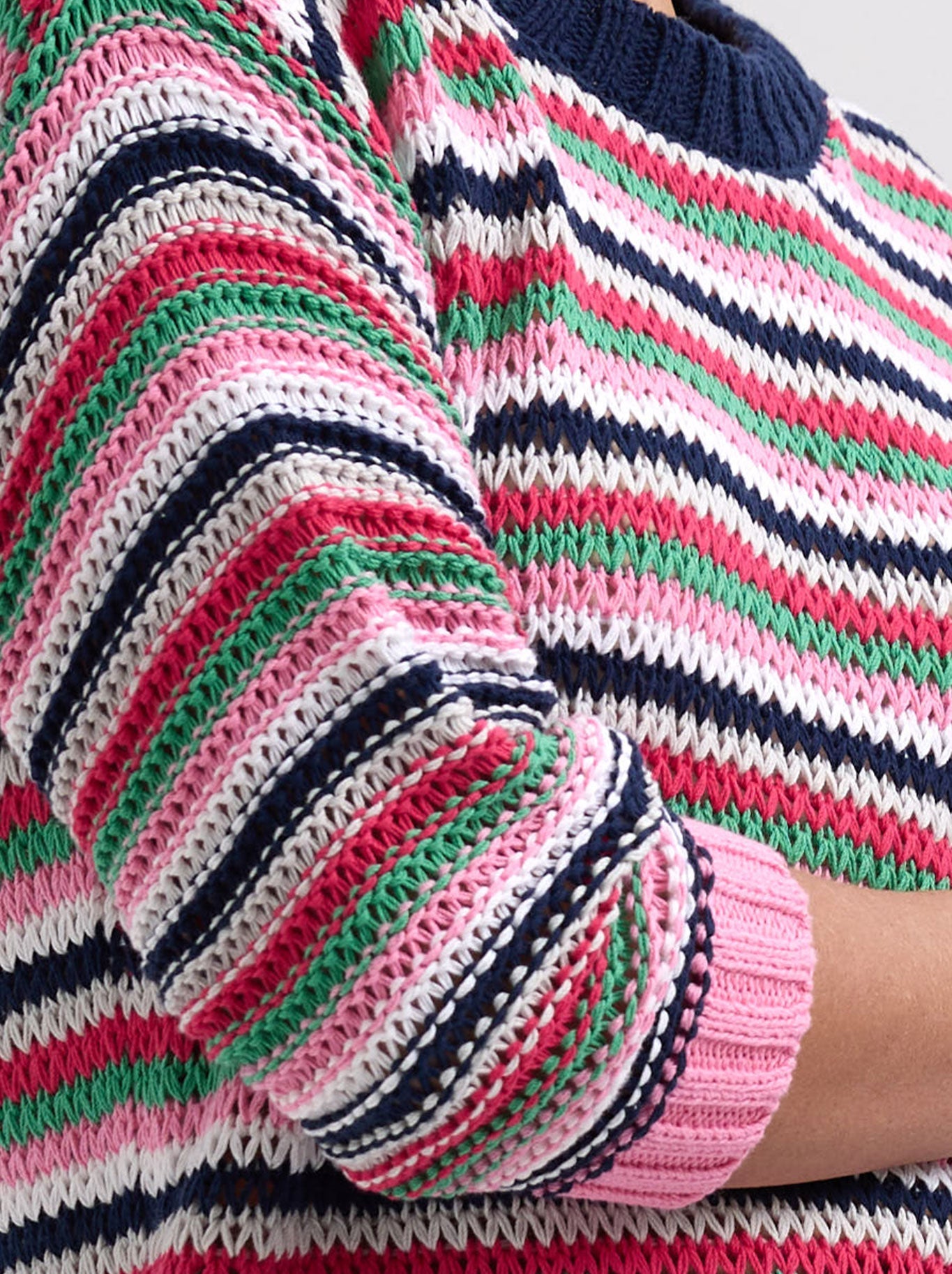 ZAKET & PLOVER CHUNKY STRIPE JUMPER