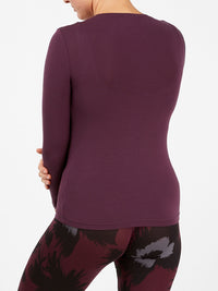 Yeltuor - TANI - TOPS - TANI LONG SLEEVE HIGH NECK TOP | WINE TASTING