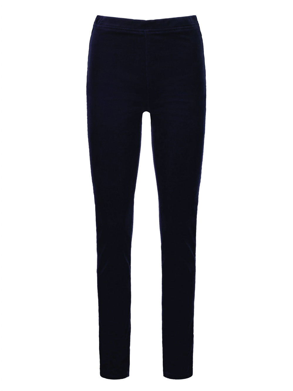 Yeltuor - VASSALLI - PANTS - VASSALLI SKINNY PULL ON CORD PANT | MIDNIGHT