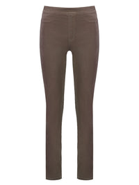 Yeltuor - VASSALLI - Pants - VASSALLI SLIM PULL ON CORD PANT | TAUPE