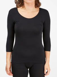 TANI 3/4 SLEEVE SCOOP TEE