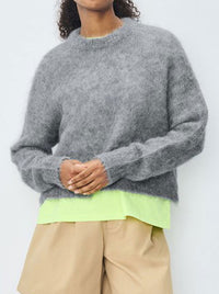 AMERICAN VINTAGE BYMI TEXTURED ROUND NECK