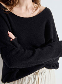 AMERICAN VINTAGE DAMSVILLE SLOUCHY BOAT NECK JUMPER