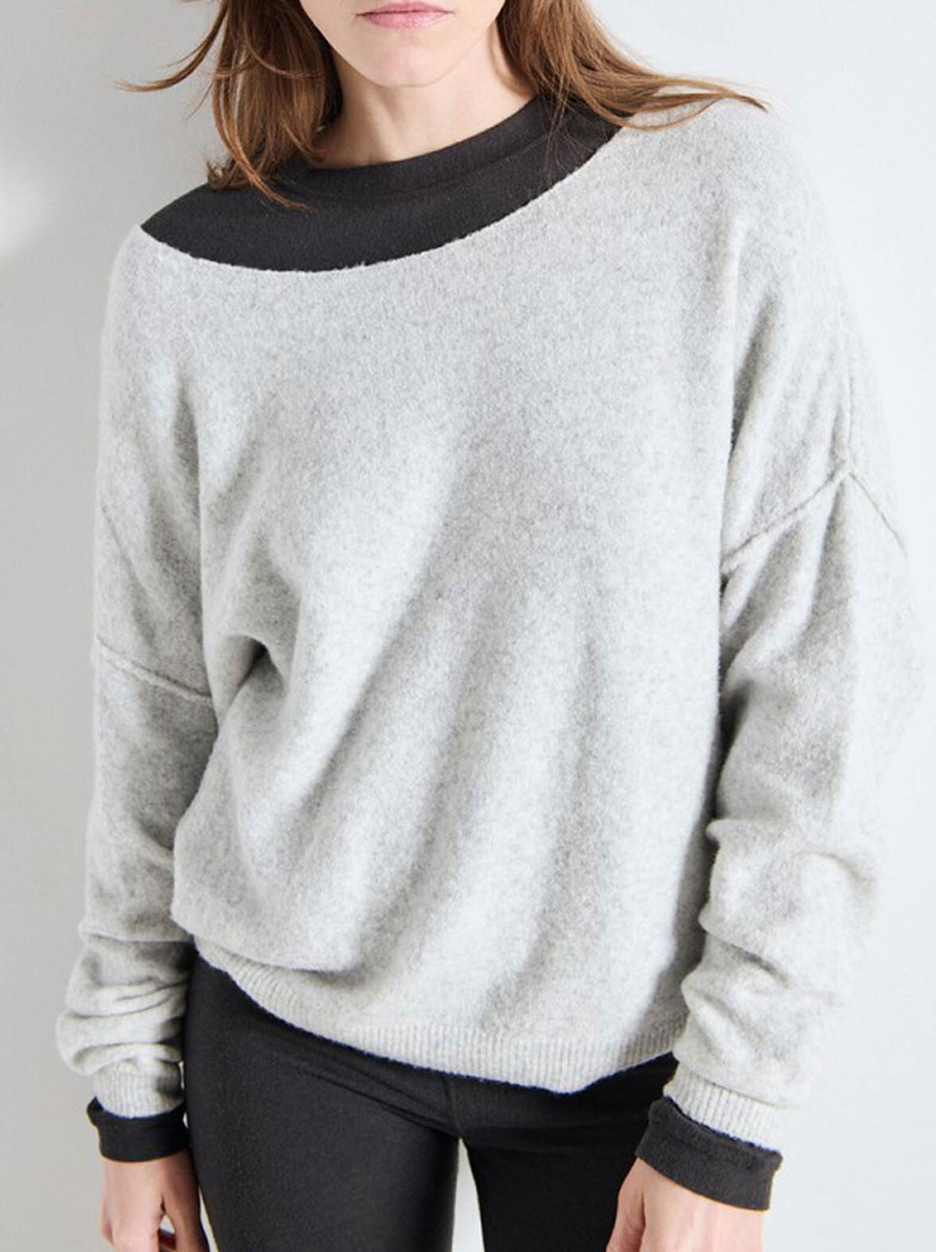 AMERICAN VINTAGE DAMSVILLE SLOUCHY BOAT NECK JUMPER