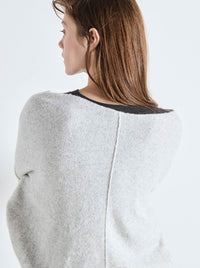 AMERICAN VINTAGE DAMSVILLE SLOUCHY BOAT NECK JUMPER