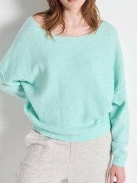 AMERICAN VINTAGE DAMSVILLE SLOUCHY BOAT NECK JUMPER