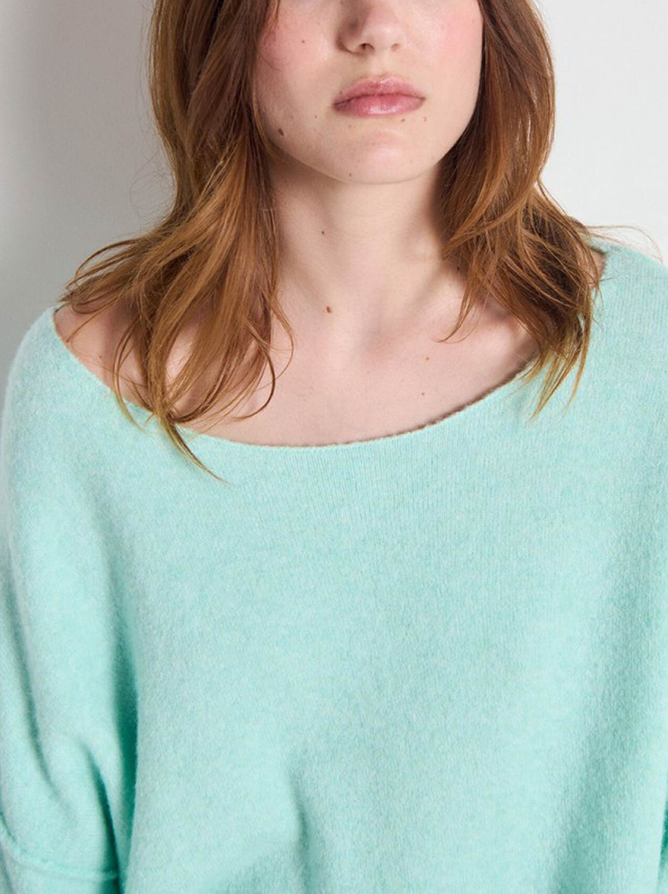 AMERICAN VINTAGE DAMSVILLE SLOUCHY BOAT NECK JUMPER