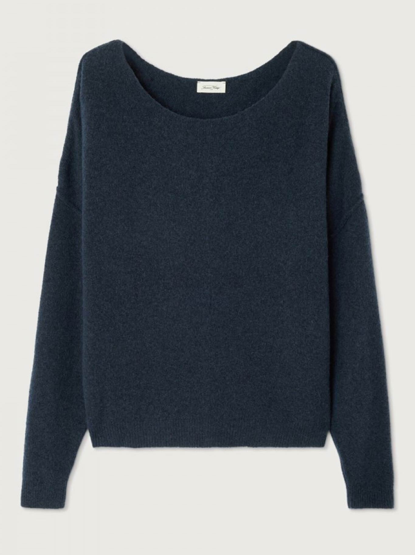 AMERICAN VINTAGE DAMSVILLE SLOUCHY BOAT NECK JUMPER