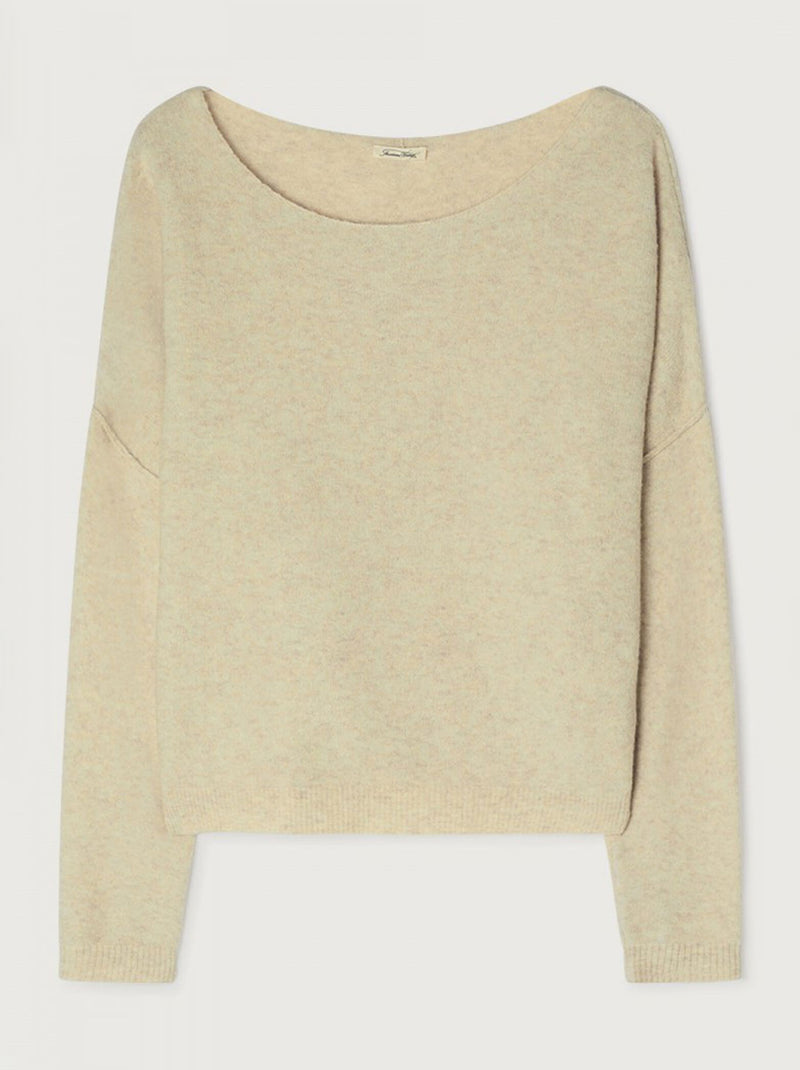 AMERICAN VINTAGE DAMSVILLE SLOUCHY BOAT NECK JUMPER