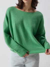 AMERICAN VINTAGE DAMSVILLE SLOUCHY BOAT NECK JUMPER