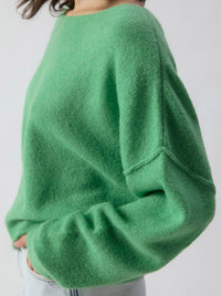 AMERICAN VINTAGE DAMSVILLE SLOUCHY BOAT NECK JUMPER