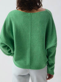 AMERICAN VINTAGE DAMSVILLE SLOUCHY BOAT NECK JUMPER