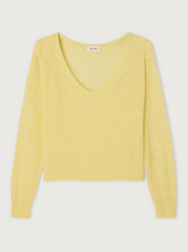 AMERICAN VINTAGE DUMY FINE V NECK JUMPER