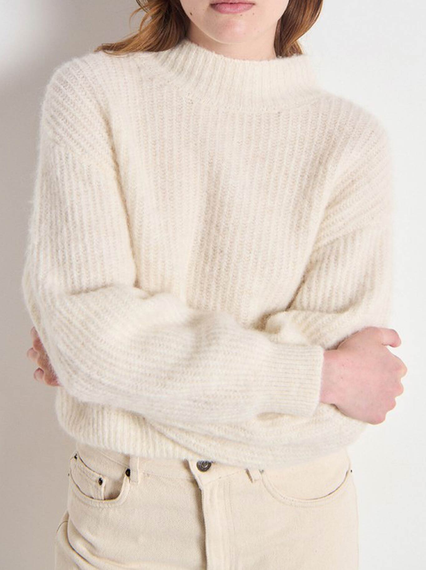 AMERICAN VINTAGE EAST MOCK NECK KNIT