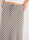 AMONG THE BRAVE SUMMIT GINGHAM MAXI SKIRT