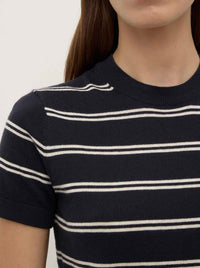 ASSEMBLY LABEL ALLISON STRIPE COTTON CASHMERE TEE