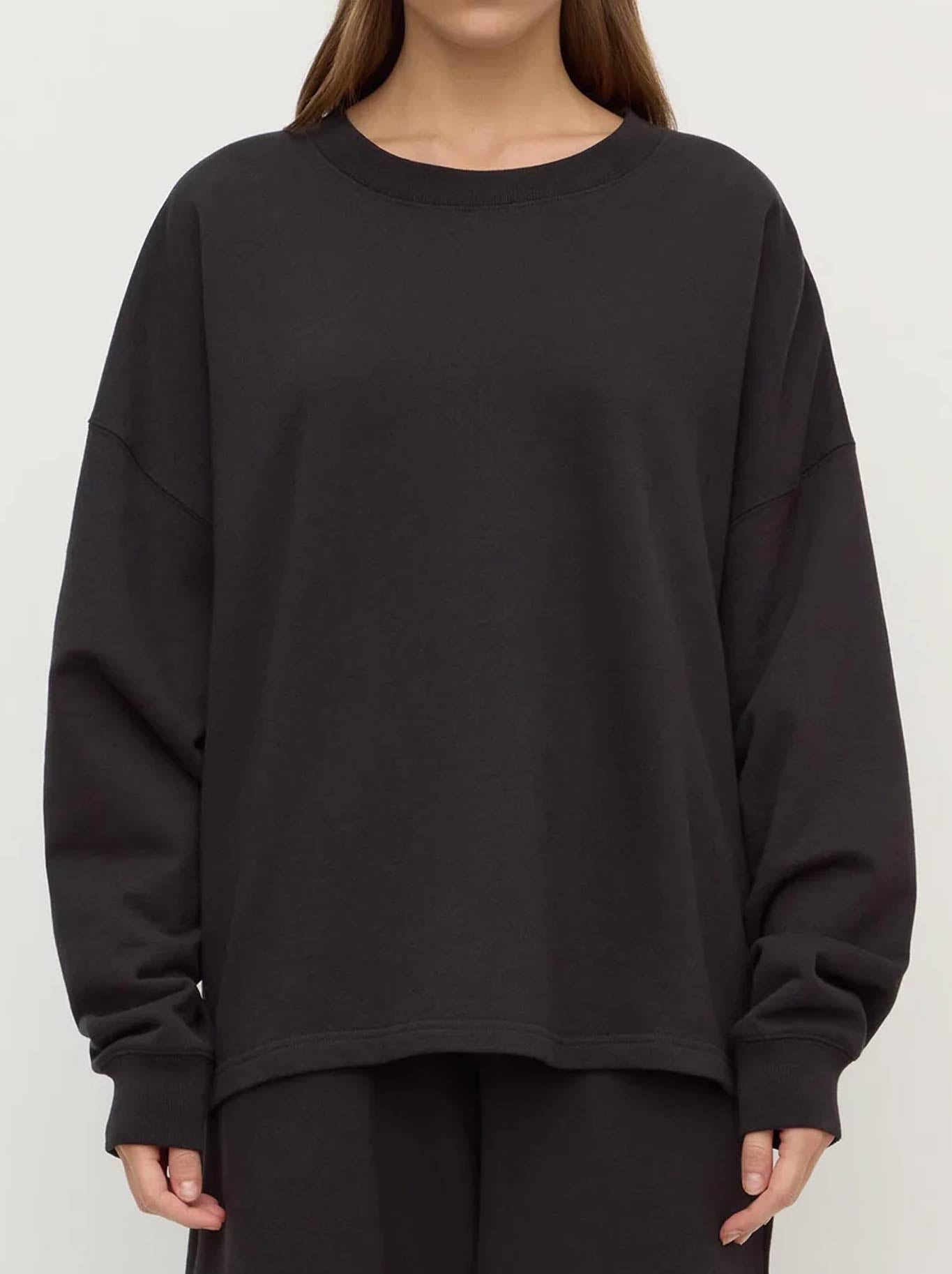 ASSEMBLY LABEL BRUSHED COTTON LOUNGE SWEATER