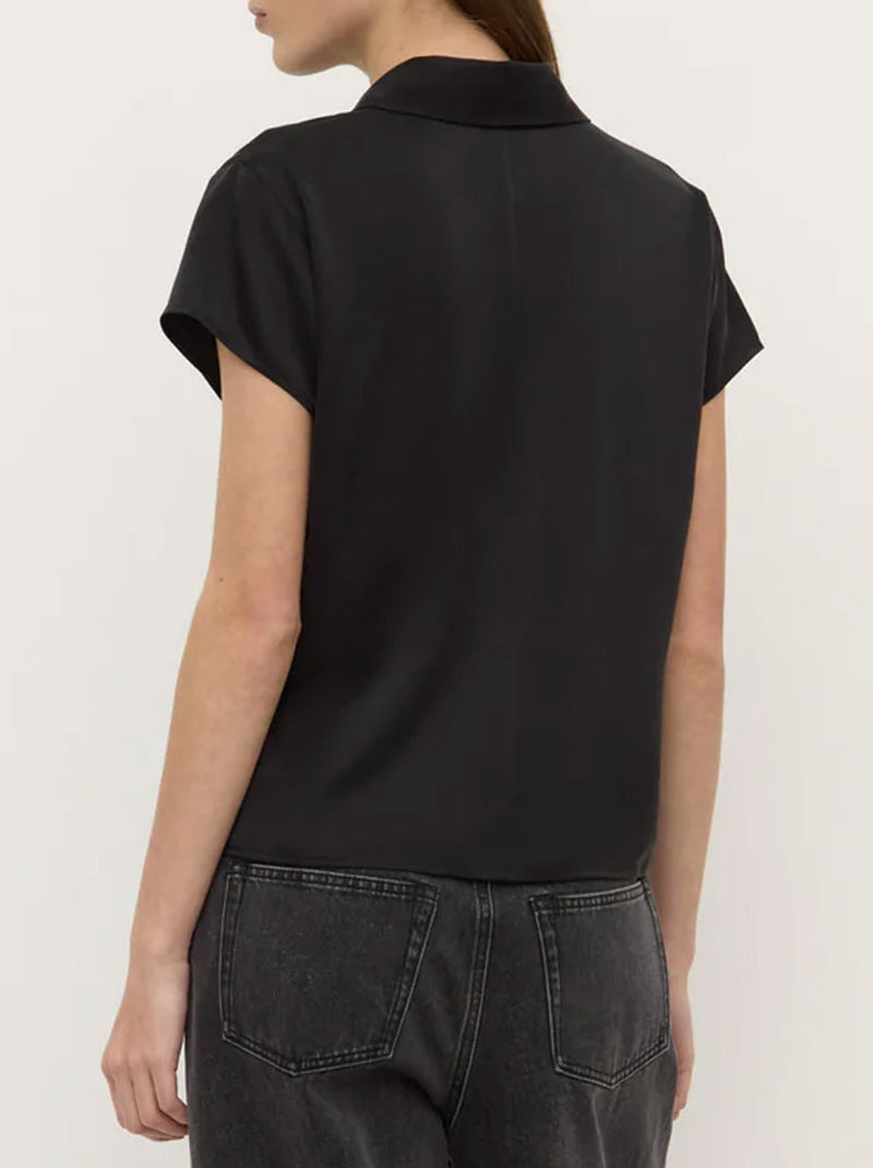 ASSEMBLY LABEL KARRI SILK SHORT SLEEVE SHIRT
