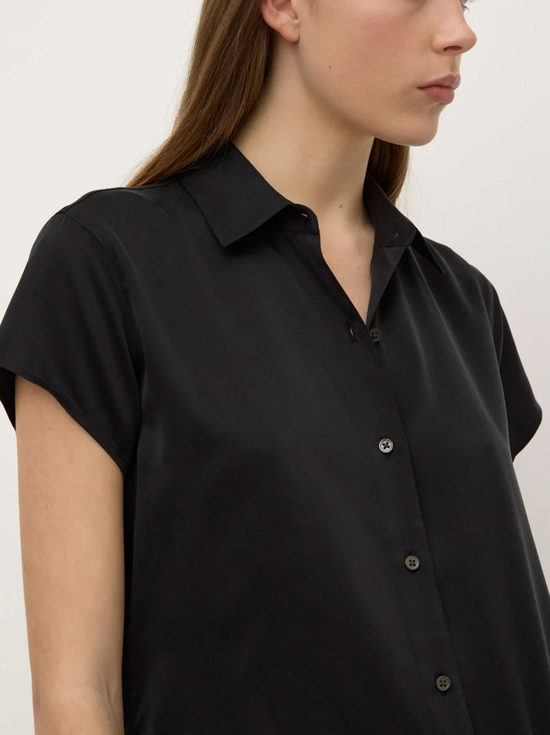 ASSEMBLY LABEL KARRI SILK SHORT SLEEVE SHIRT