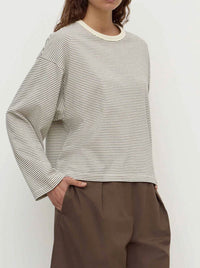 ASSEMBLY LABEL MALONE CROPPED STRIPE TEE