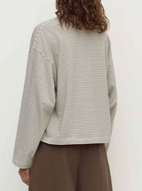 ASSEMBLY LABEL MALONE CROPPED STRIPE TEE