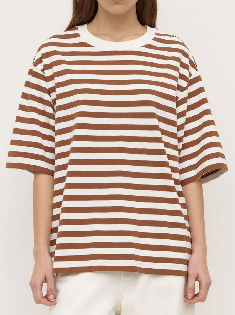 ASSEMBLY LABEL MONTE STRIPE COTTON TEE