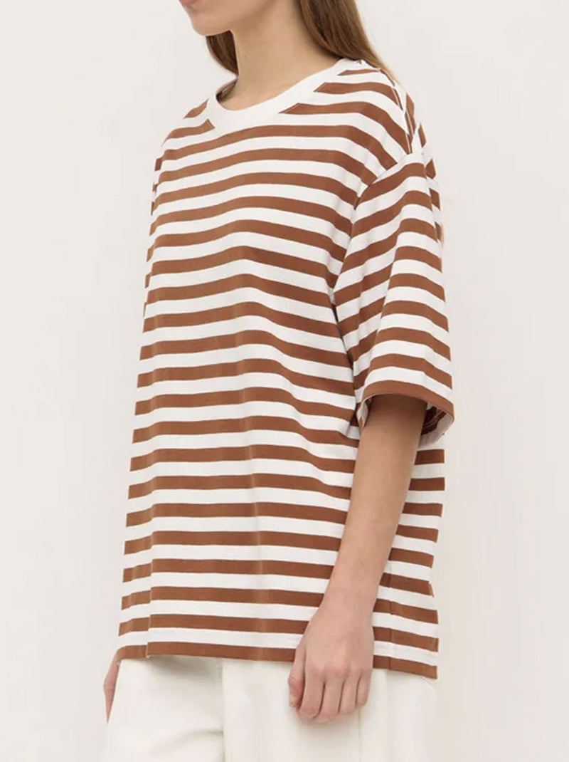 ASSEMBLY LABEL MONTE STRIPE COTTON TEE