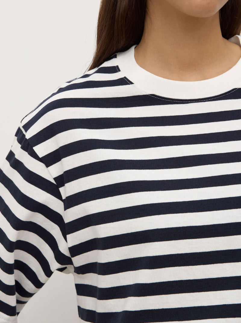 ASSEMBLY LABEL MONTE STRIPE COTTON TEE