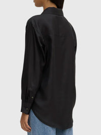 ASSEMBLY LABEL SPENCER LONG SLEEVE SILK SHIRT