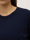ASSEMBLY LABEL VANYA COTTON CASHMERE BOXY KNIT TEE