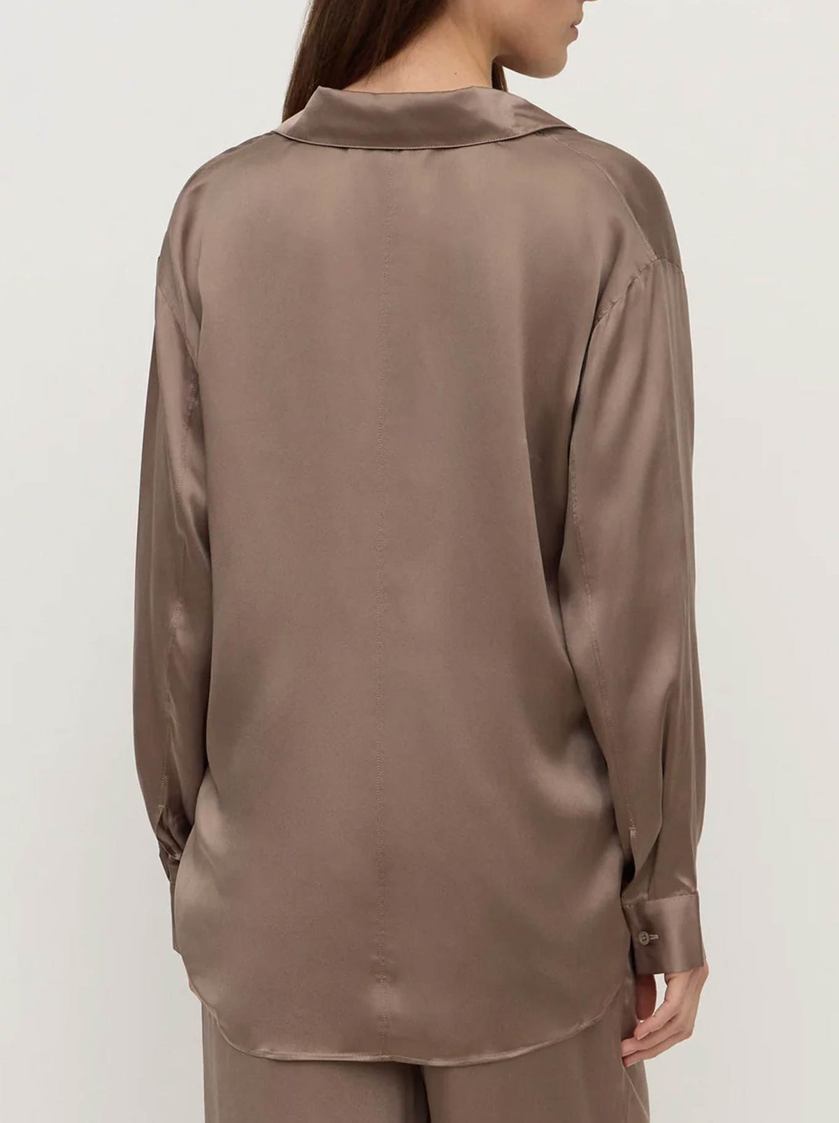 ASSEMBLY LABEL PIPPA SILK LONG SLEEVE SHIRT