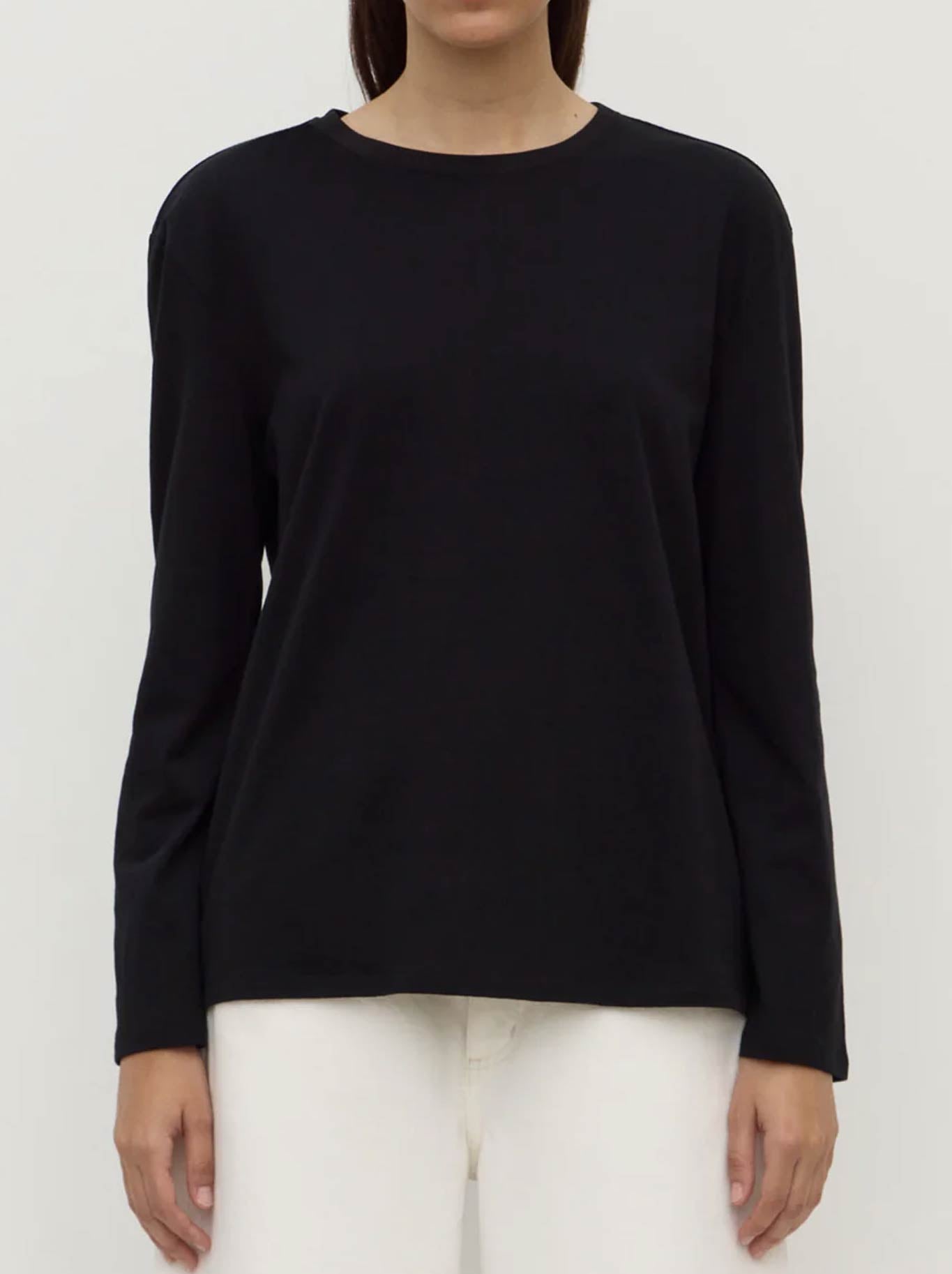 ASSEMBLY LABEL THEA LONG SLEEVE TEE WHITE