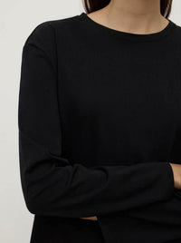 ASSEMBLY LABEL THEA LONG SLEEVE TEE WHITE