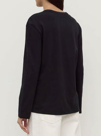 ASSEMBLY LABEL THEA LONG SLEEVE TEE WHITE