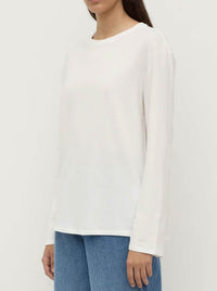 ASSEMBLY LABEL THEA LONG SLEEVE TEE WHITE